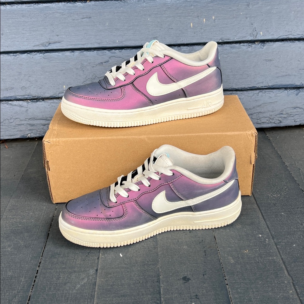 Nike Air Force 1 Low LV8 GS 'Still Blue' - Picture 3 of 8